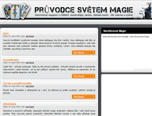 Tablet Screenshot of magie.i-pruvodce.eu